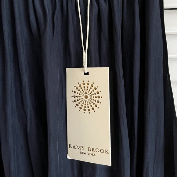 NEW with tags Ramy Brook Lauren Sleeveless Top Navy women’s small rare - Picture 9 of 16